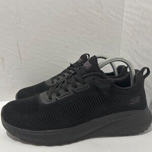 Skechers Women's Bobs Squad Chaos Face Off Sneaker Black Size 8.5